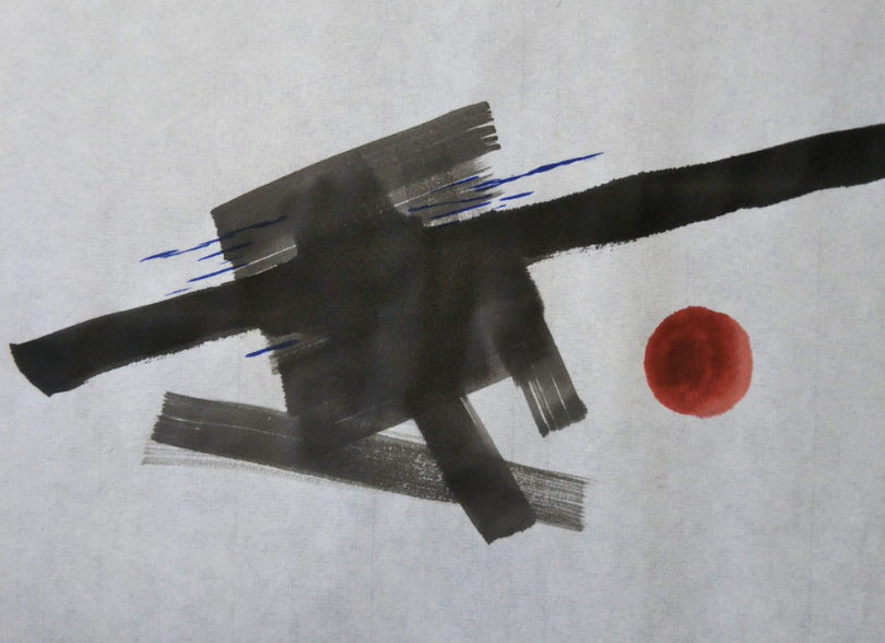 イラスト、墨イラスト、墨絵、アート